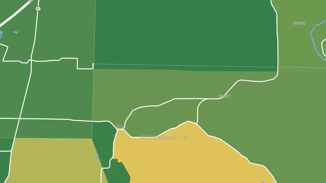 76462, TX Map of Theft Rates
