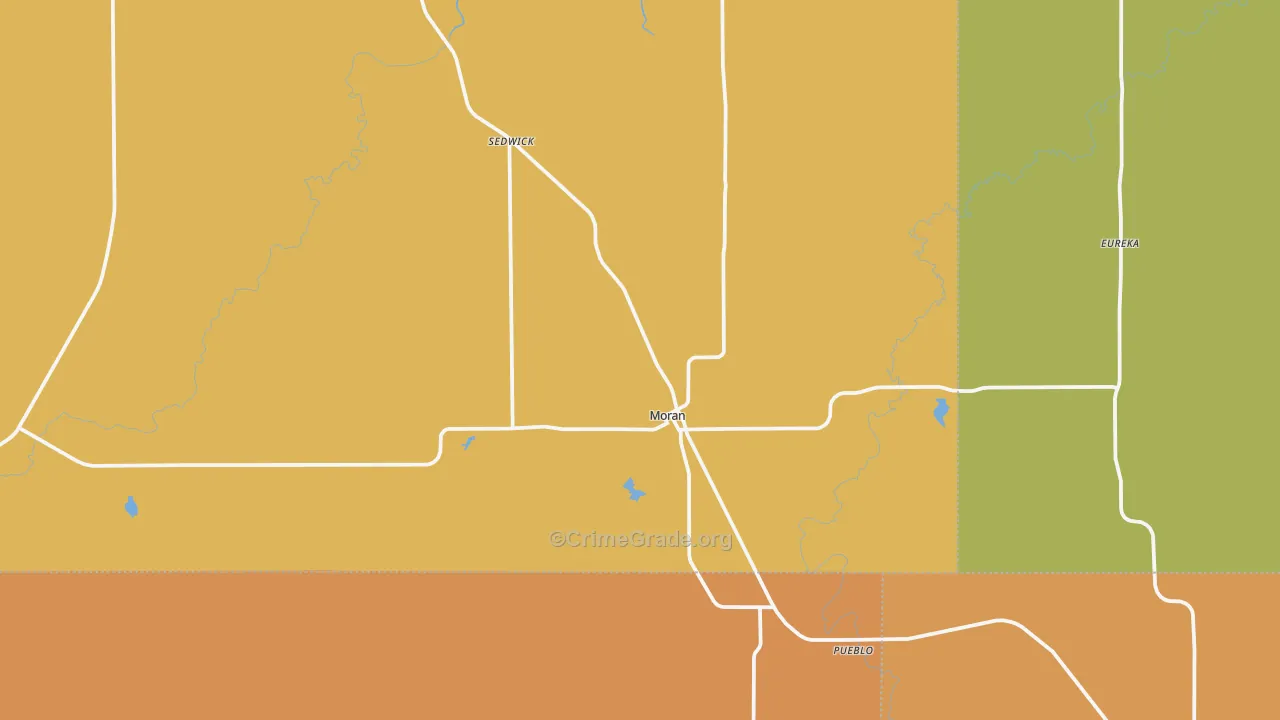 76464, TX Map of Theft Rates