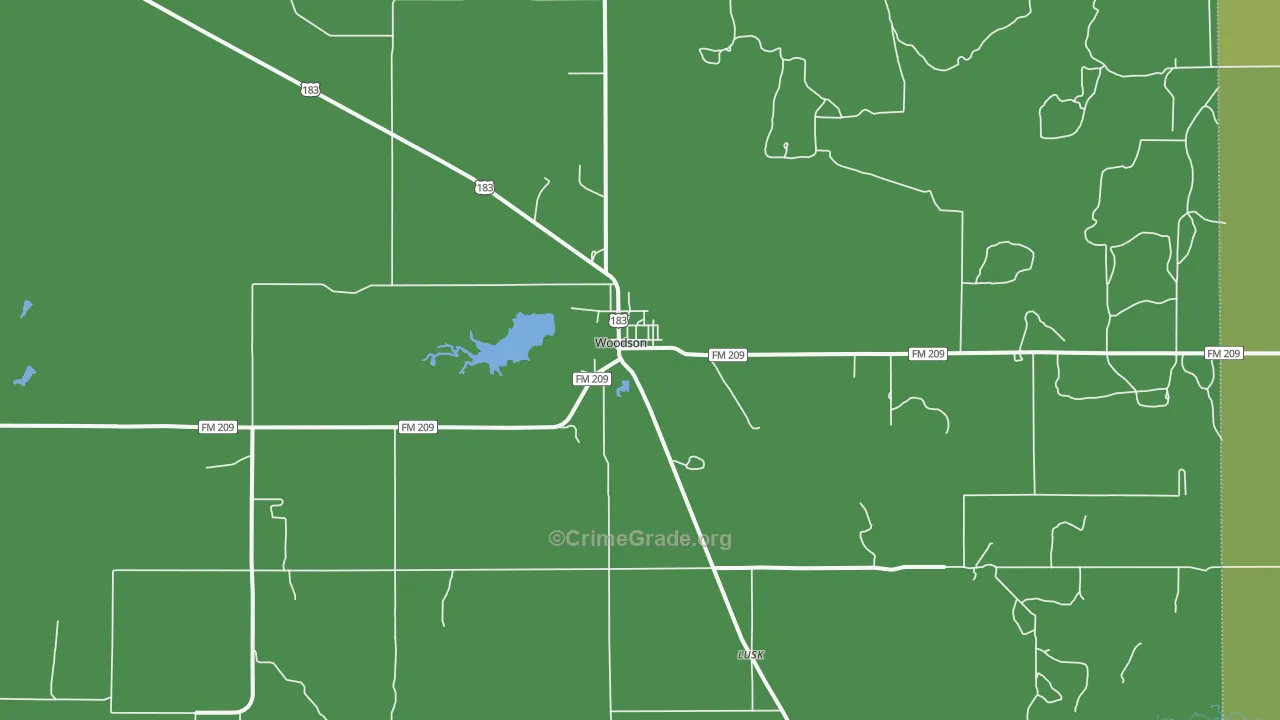 76491, TX Map of Theft Rates