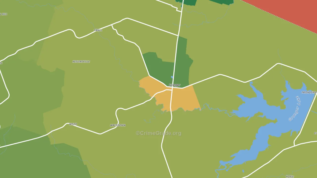 76530, TX Map of Theft Rates