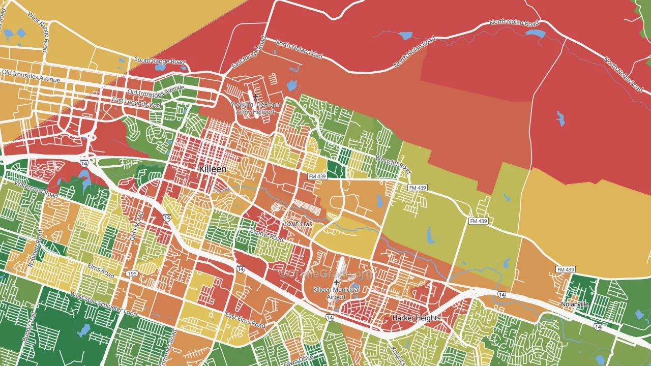76543, TX Map of Theft Rates