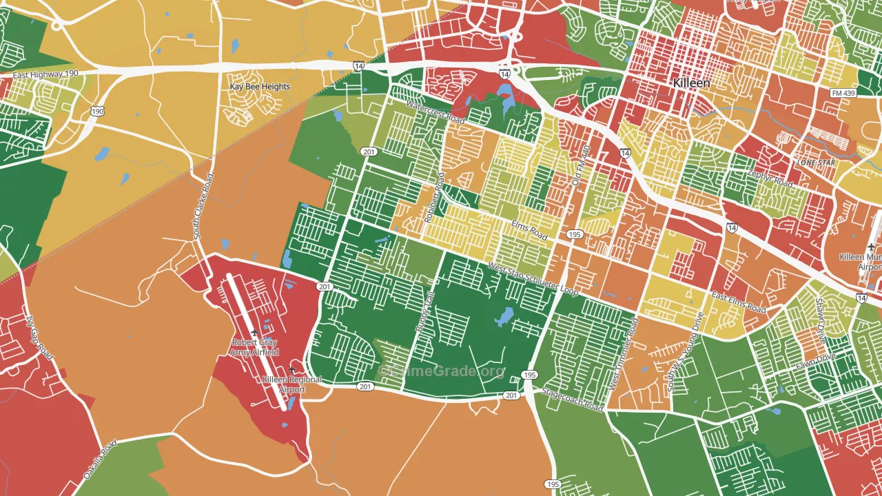 76549, TX Map of Theft Rates