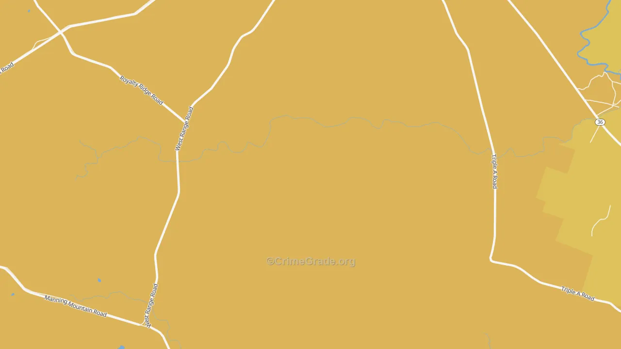 76558, TX Map of Theft Rates