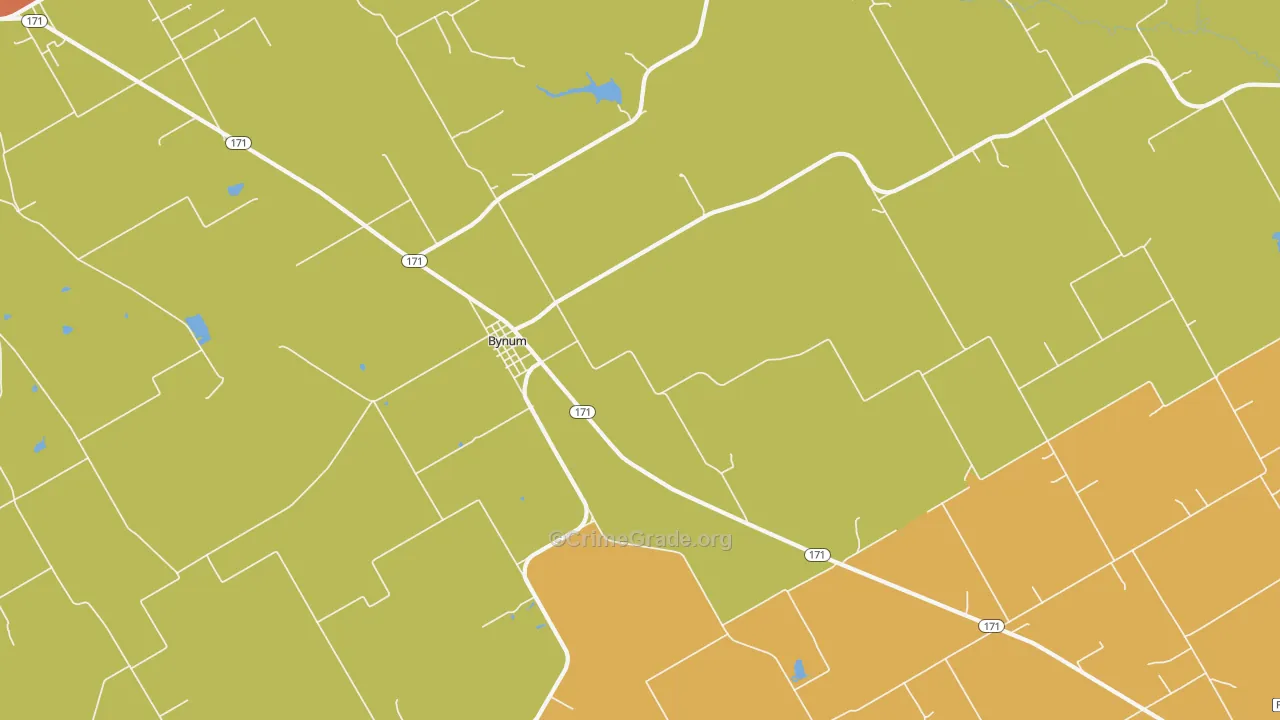 76631, TX Map of Theft Rates