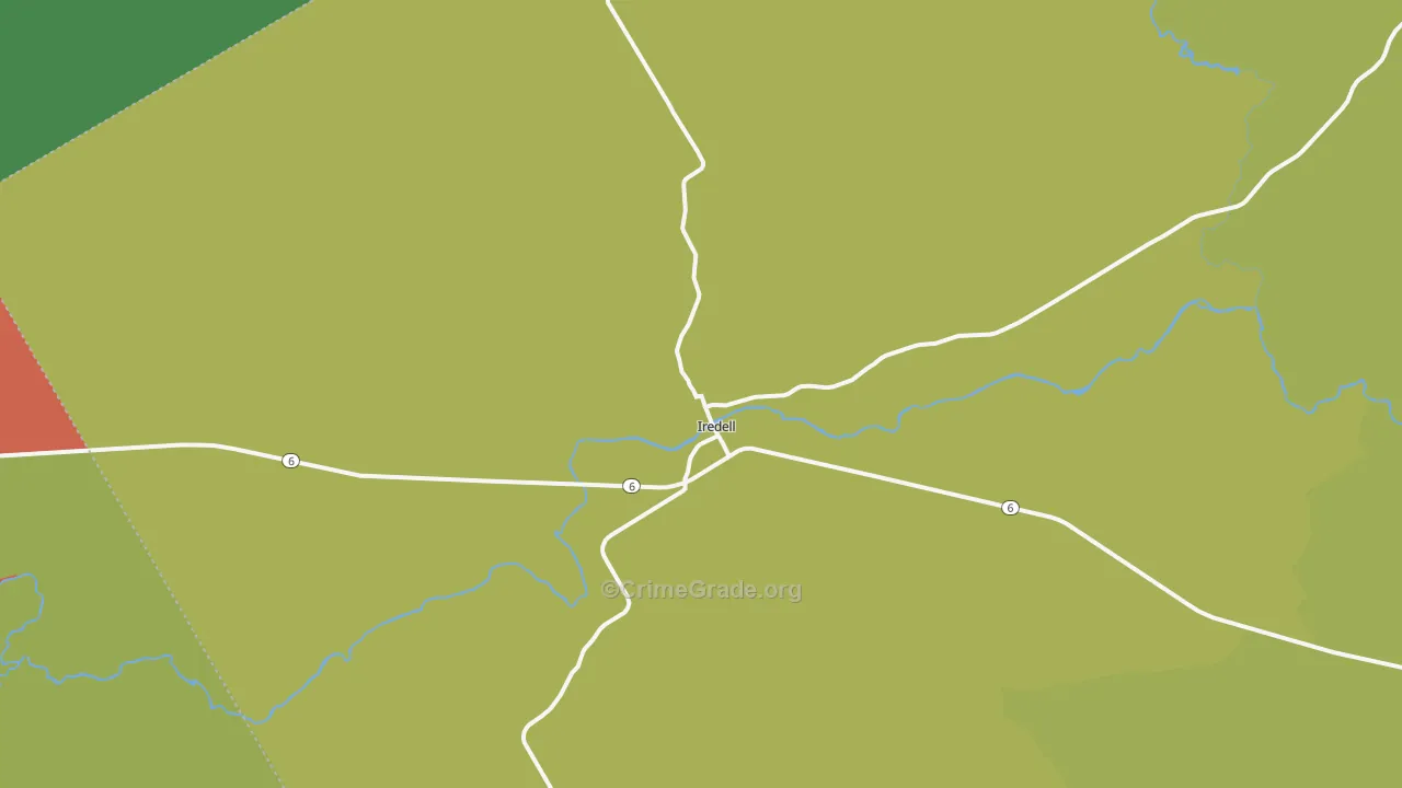 76649, TX Map of Theft Rates