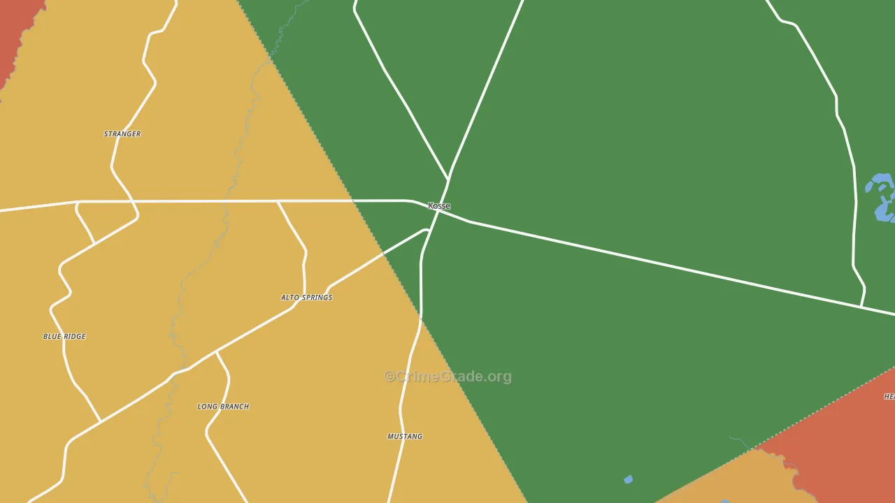76653, TX Map of Theft Rates