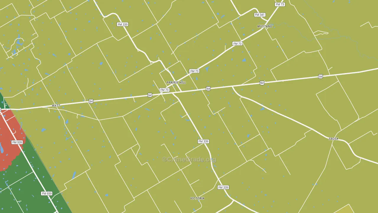 76678, TX Map of Theft Rates