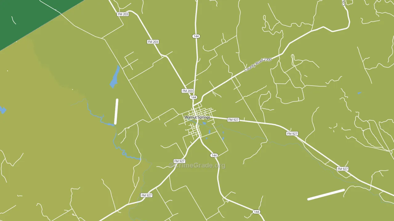 76690, TX Map of Theft Rates