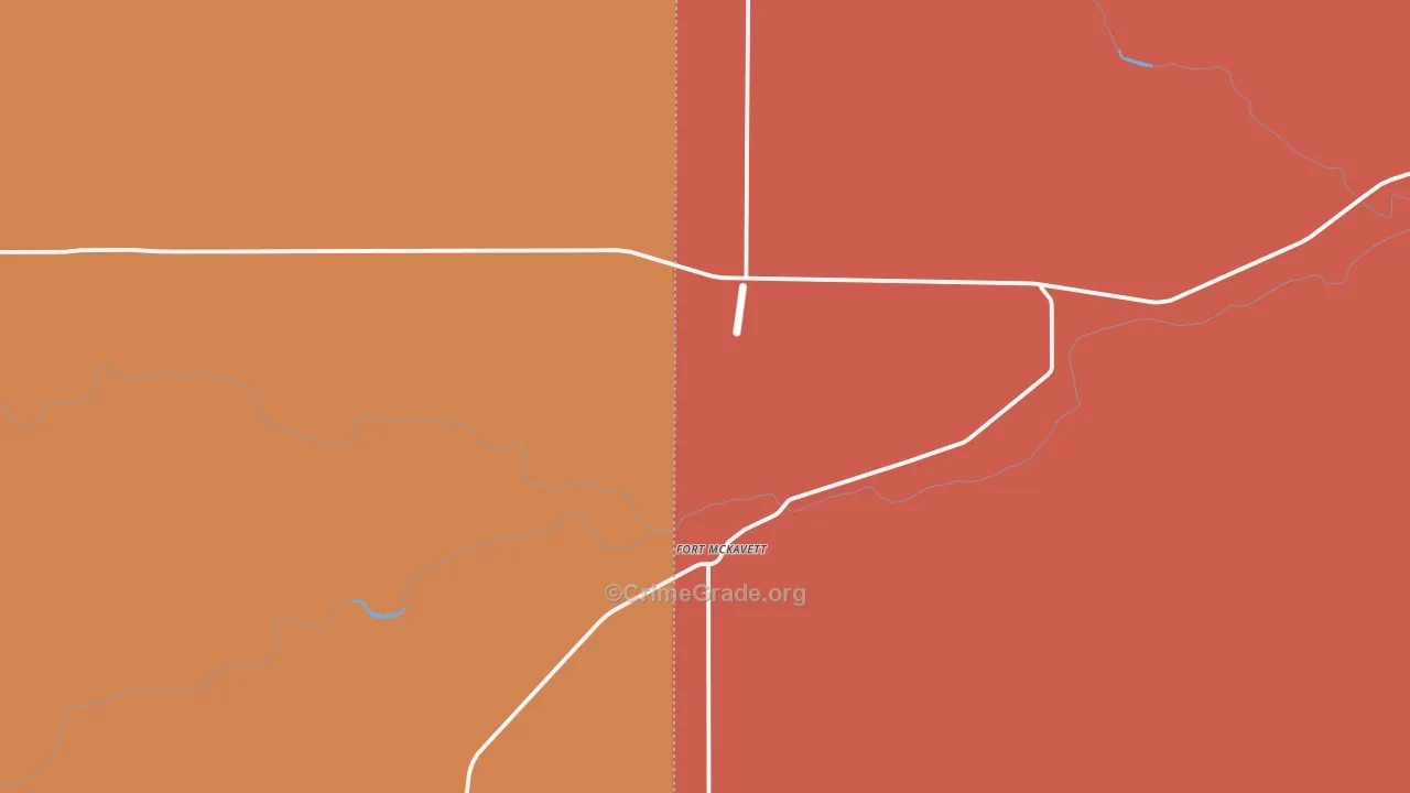 76841, TX Map of Theft Rates