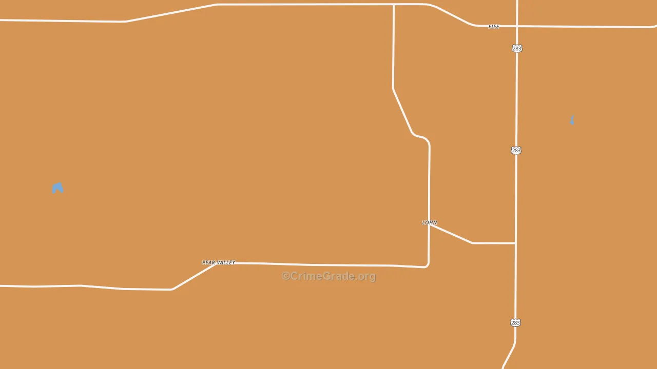 76852, TX Map of Theft Rates