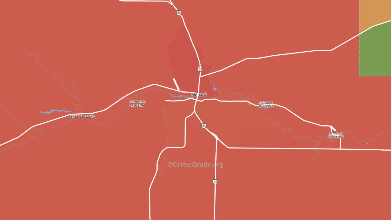 76859, TX Map of Theft Rates