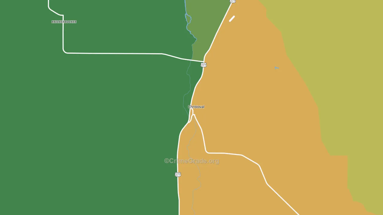 76935, TX Map of Theft Rates