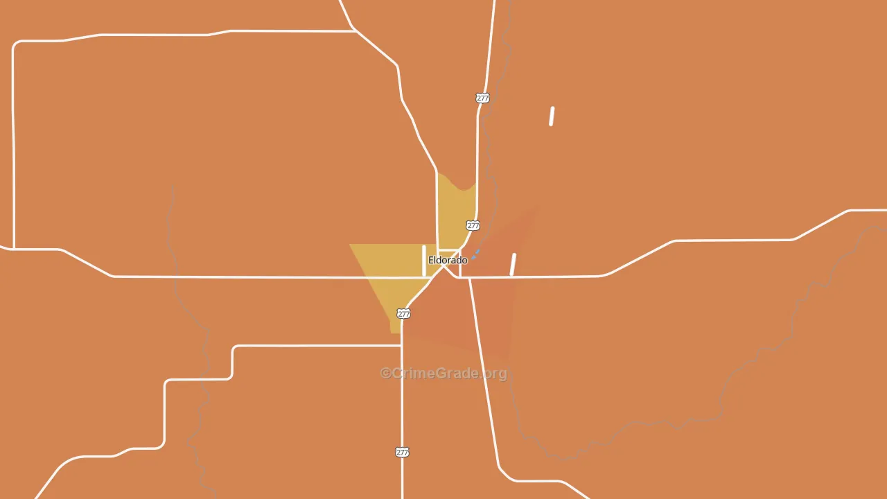 76936, TX Map of Theft Rates