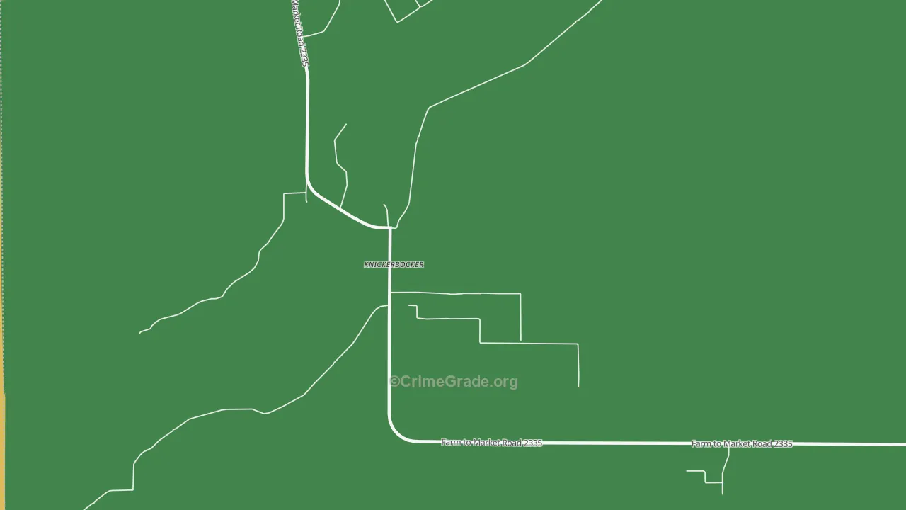 76939, TX Map of Theft Rates