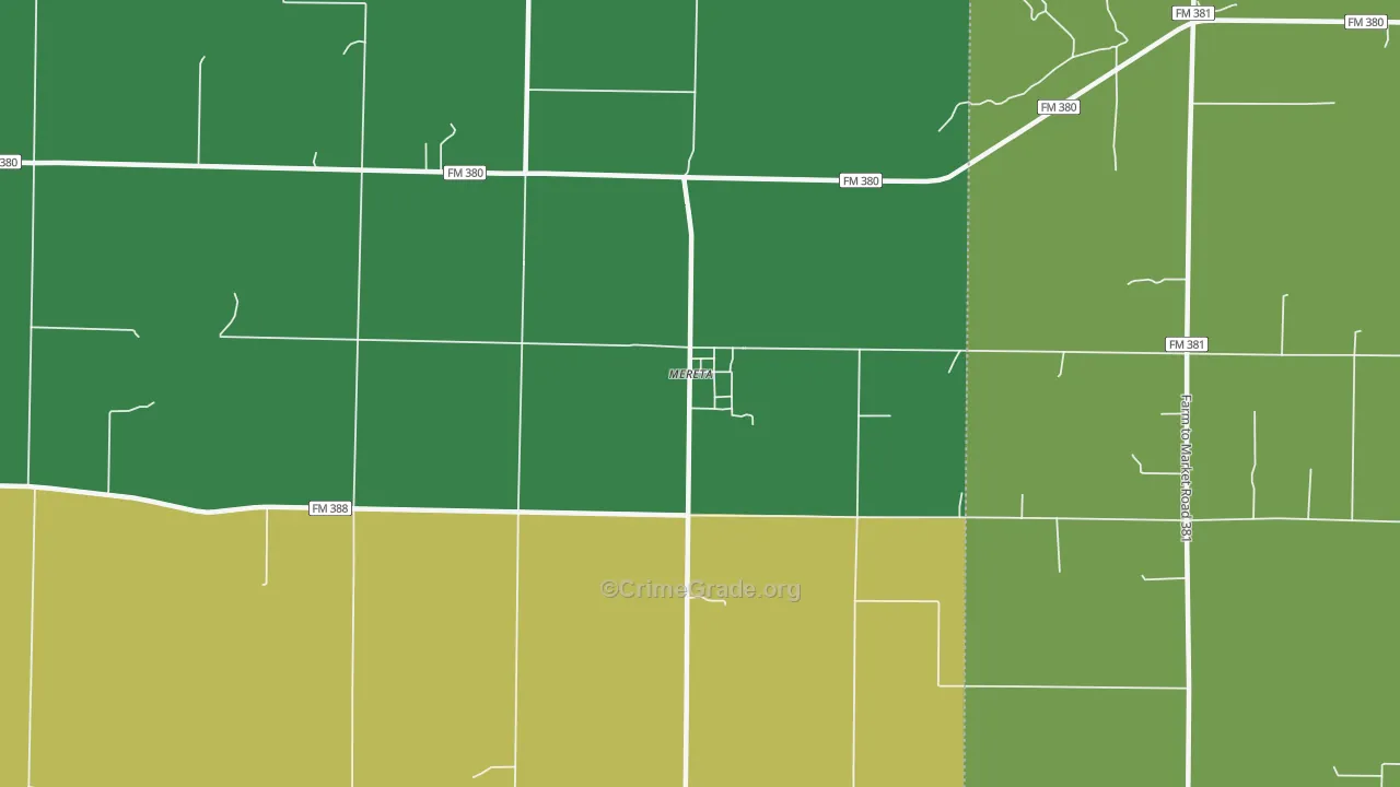 76940, TX Map of Theft Rates