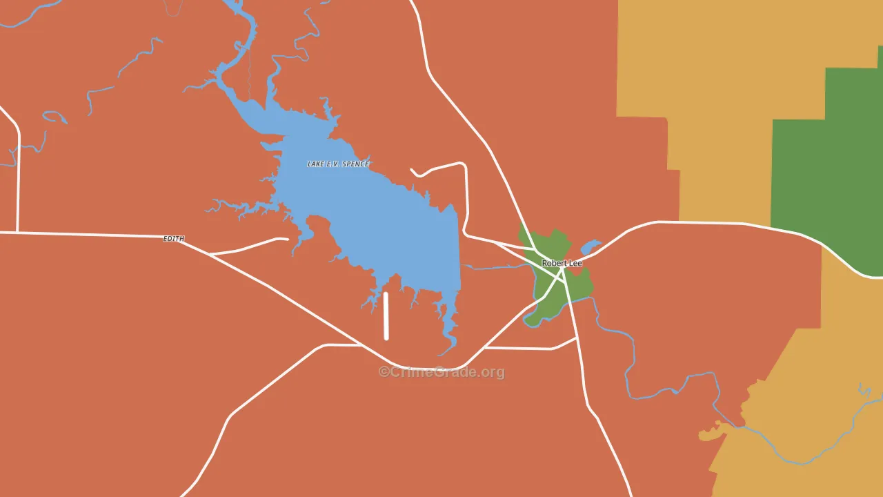 76945, TX Map of Theft Rates