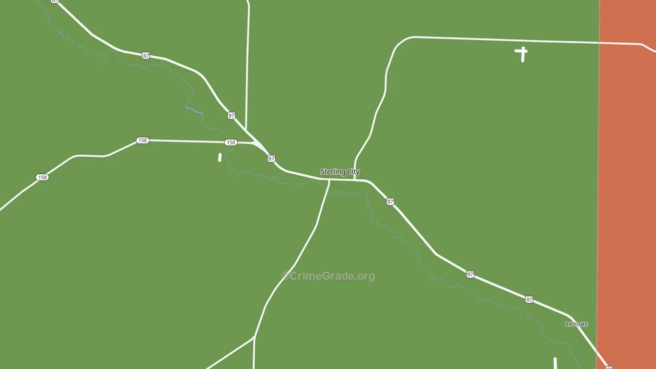 76951, TX Map of Theft Rates