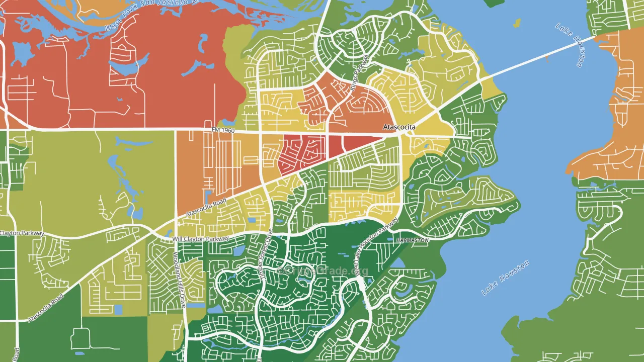 77346, TX Map of Theft Rates