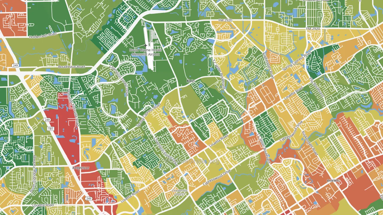 77379, TX Map of Theft Rates
