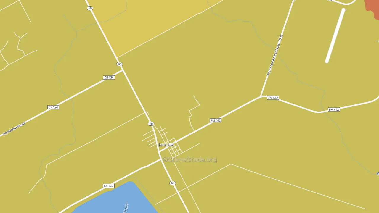 77453, TX Map of Theft Rates