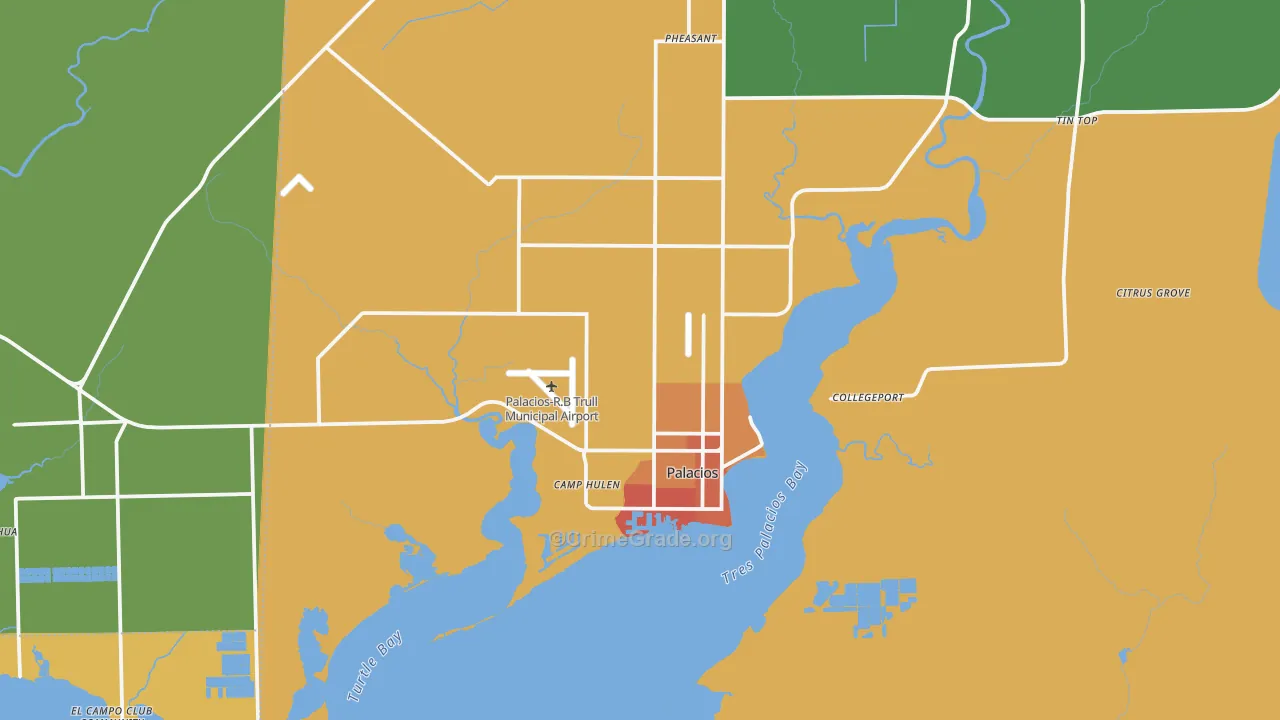77465, TX Map of Theft Rates