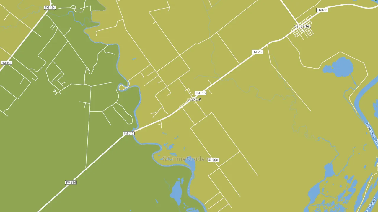77969, TX Map of Theft Rates