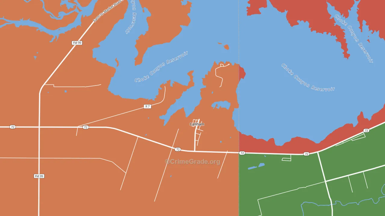 78007, TX Map of Theft Rates