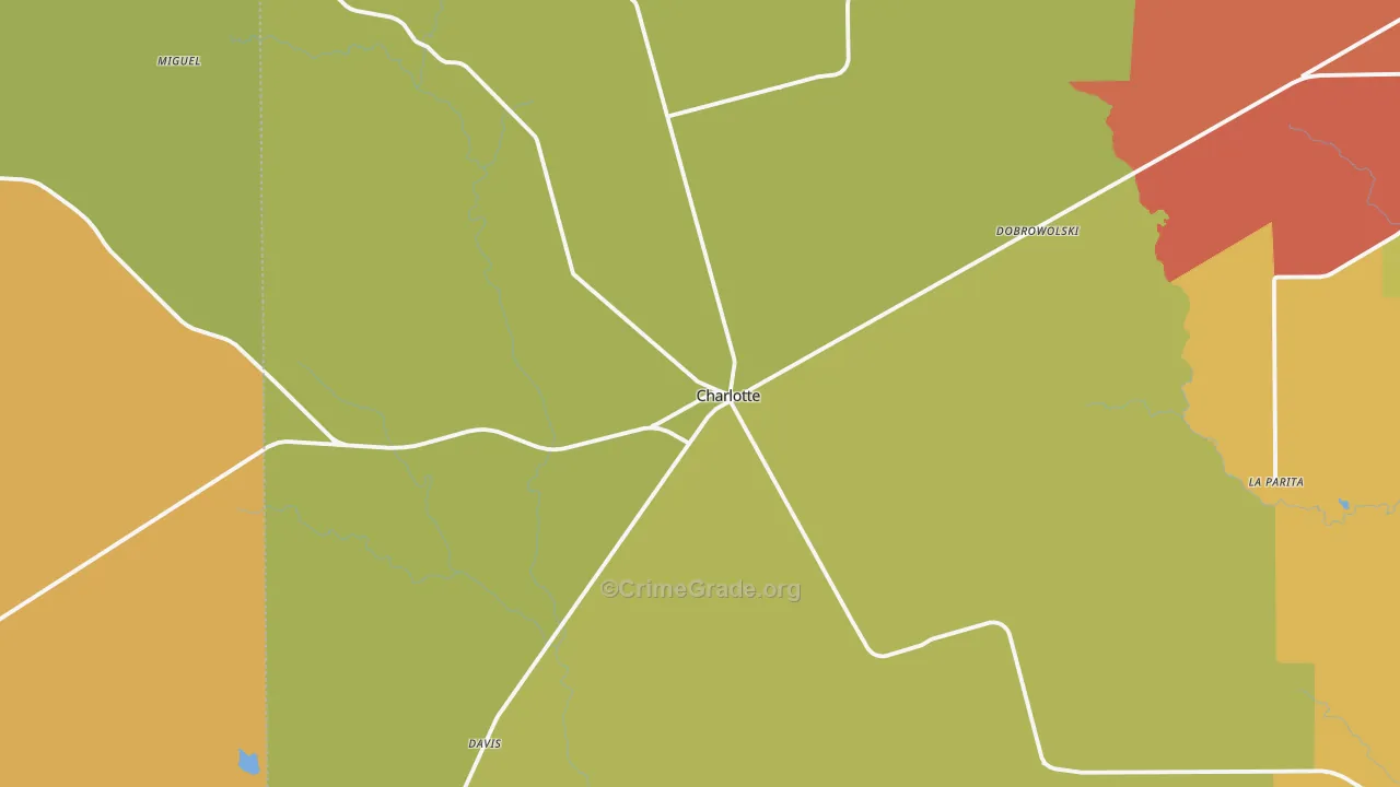 78011, TX Map of Theft Rates