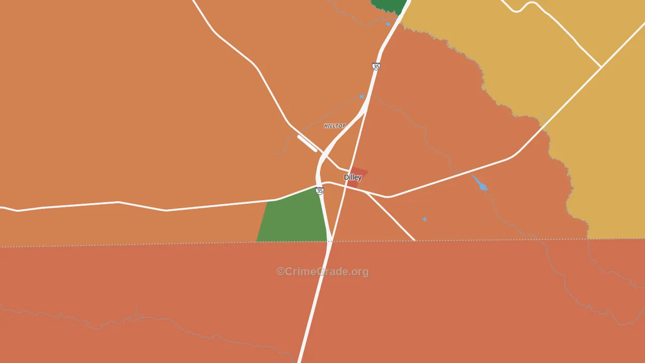 78017, TX Map of Theft Rates