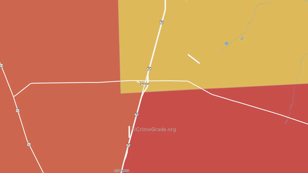 78019, TX Map of Theft Rates