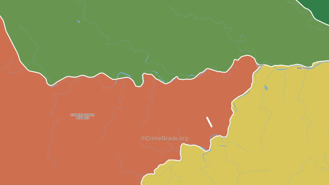 78024, TX Map of Theft Rates