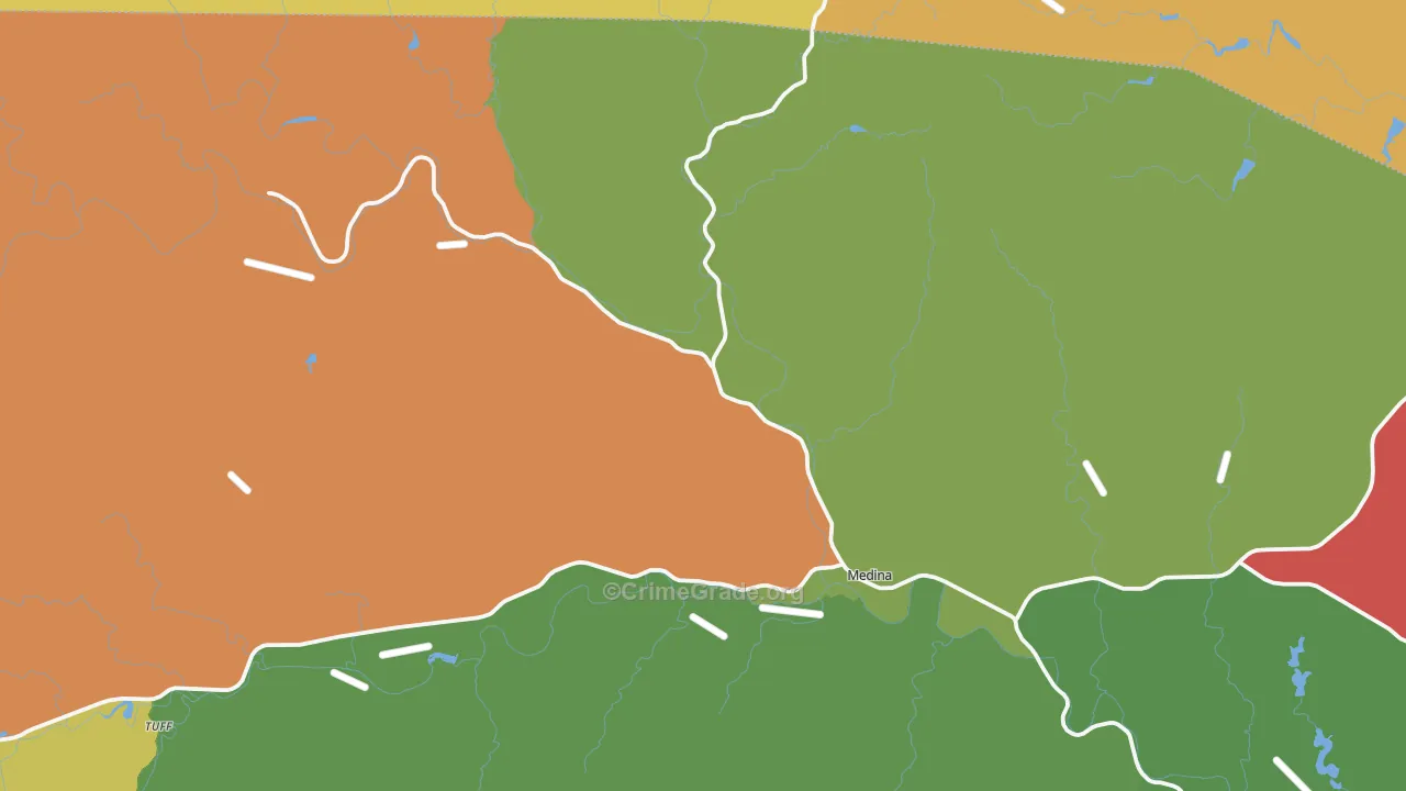 78055, TX Map of Theft Rates