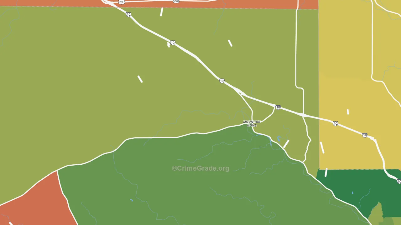 78058, TX Map of Theft Rates