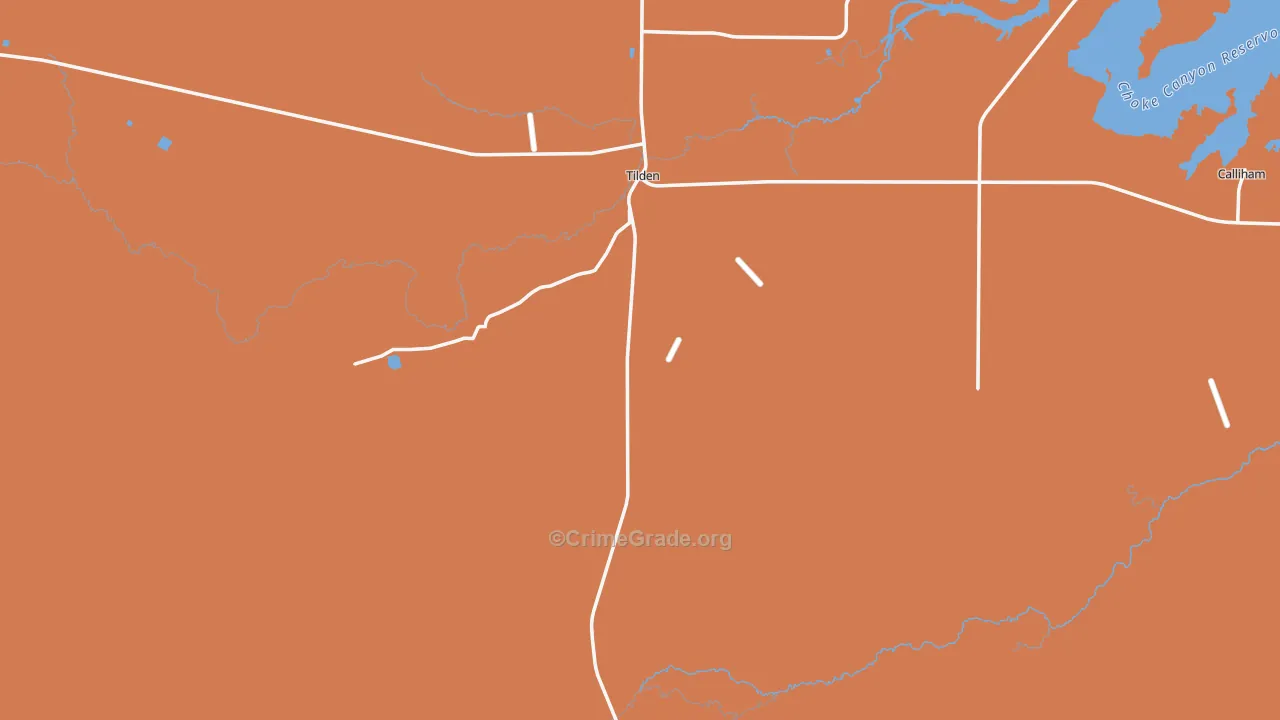 78072, TX Map of Theft Rates