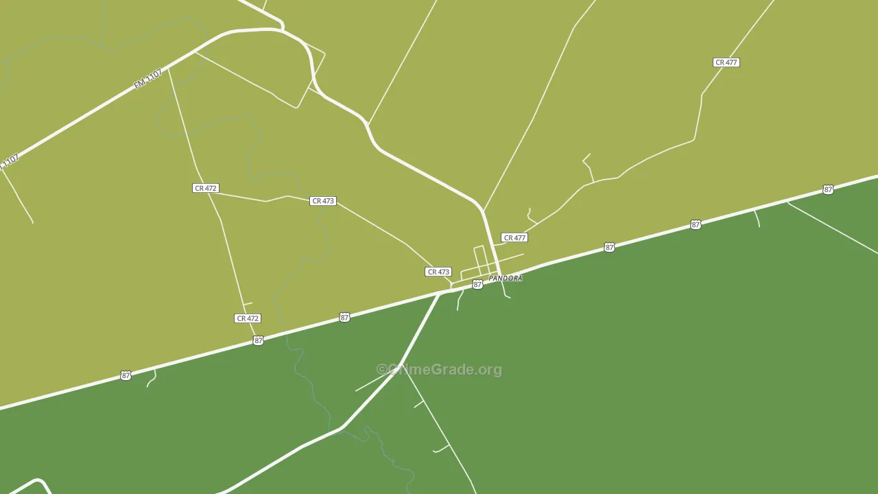 78143, TX Map of Theft Rates