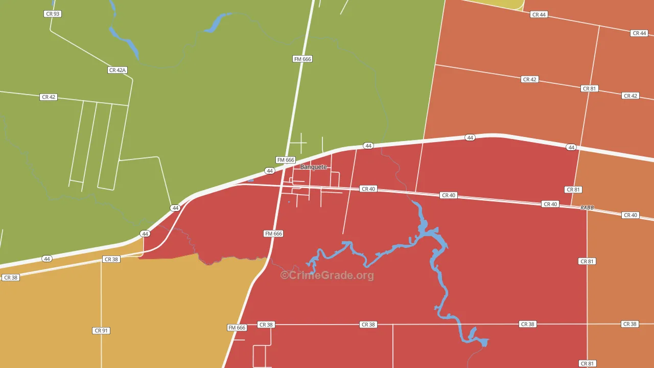 78339, TX Map of Theft Rates