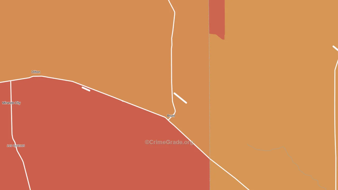 78344, TX Map of Theft Rates