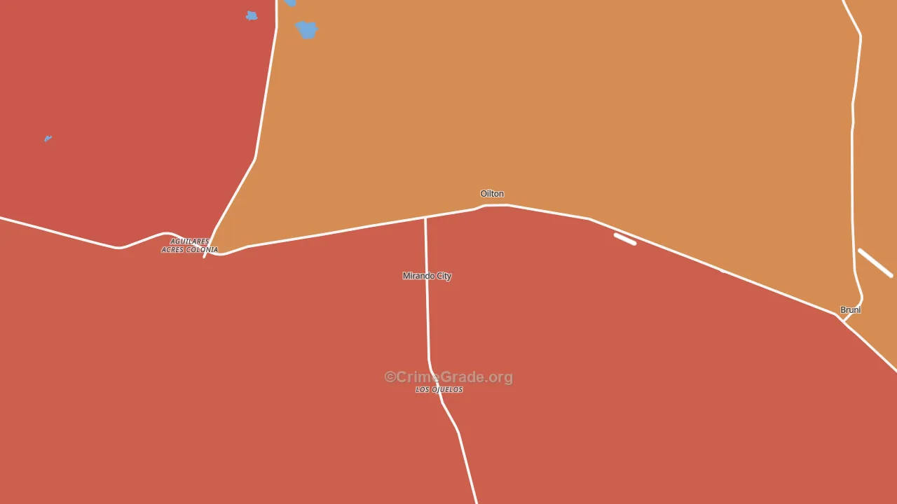 78369, TX Map of Theft Rates