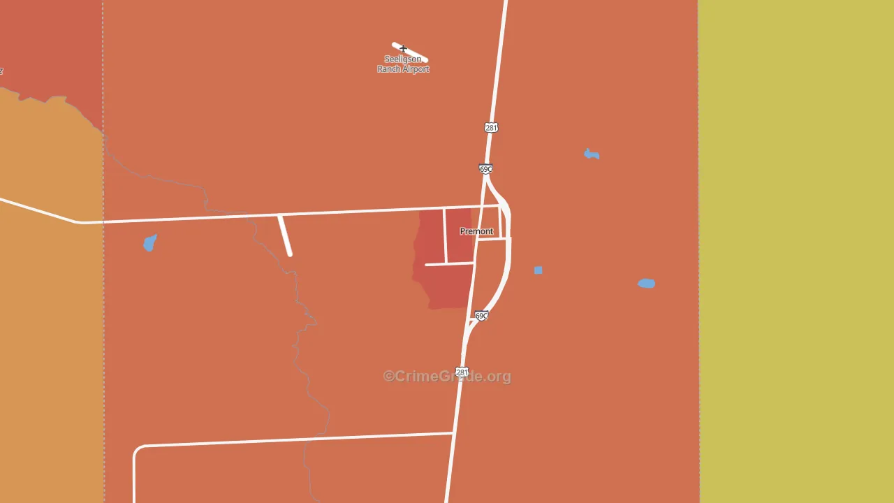 78375, TX Map of Theft Rates