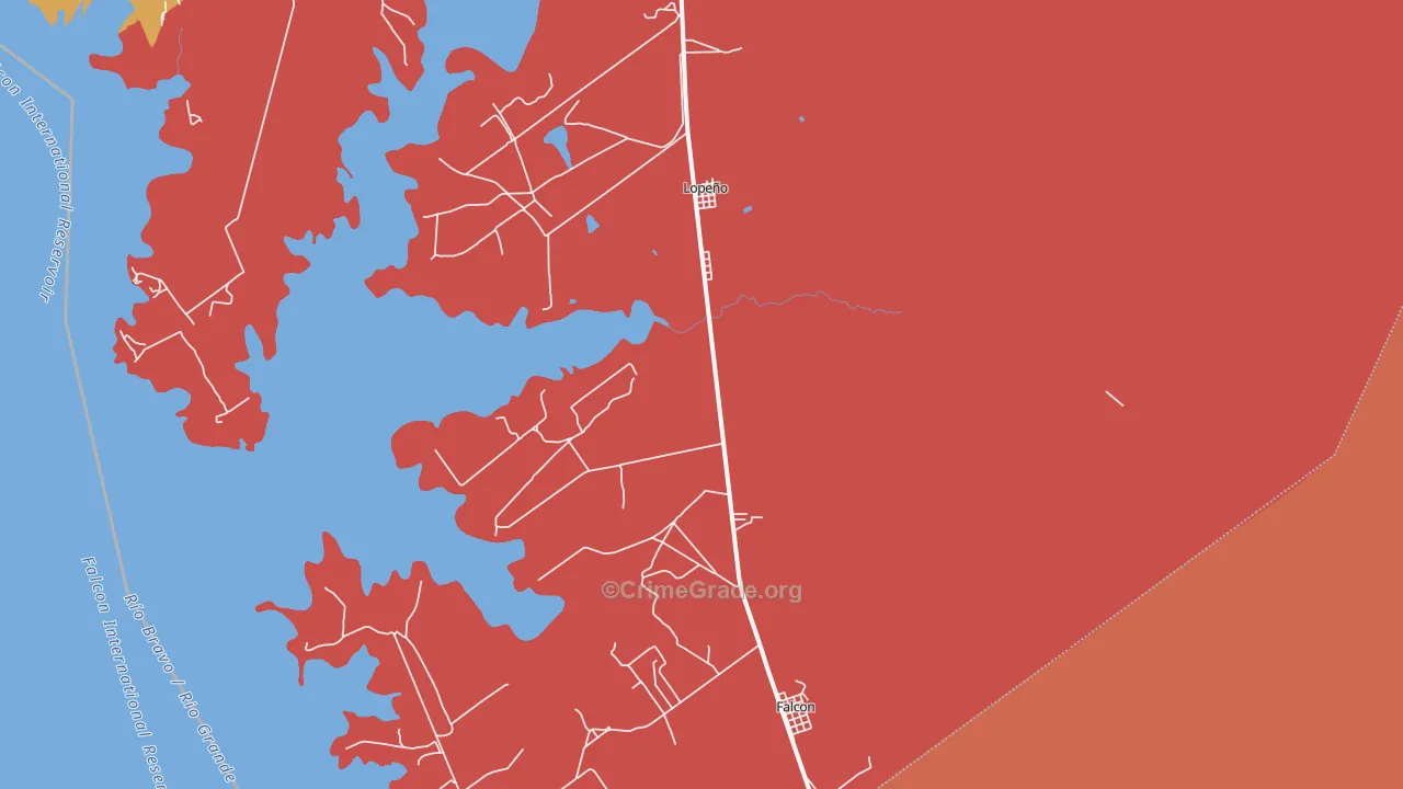 78564, TX Map of Theft Rates