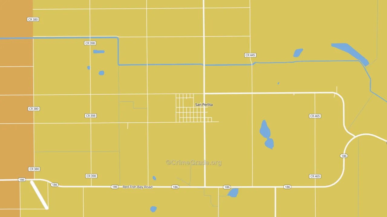 78590, TX Map of Theft Rates