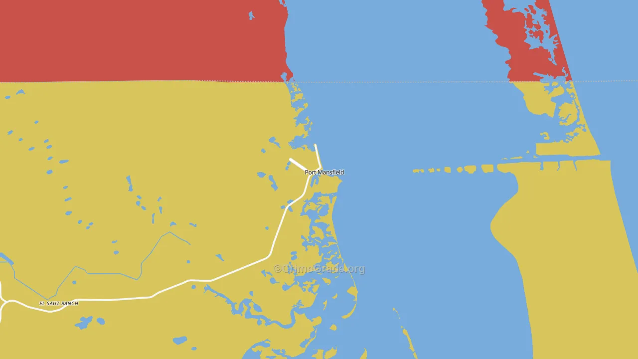 78598, TX Map of Theft Rates