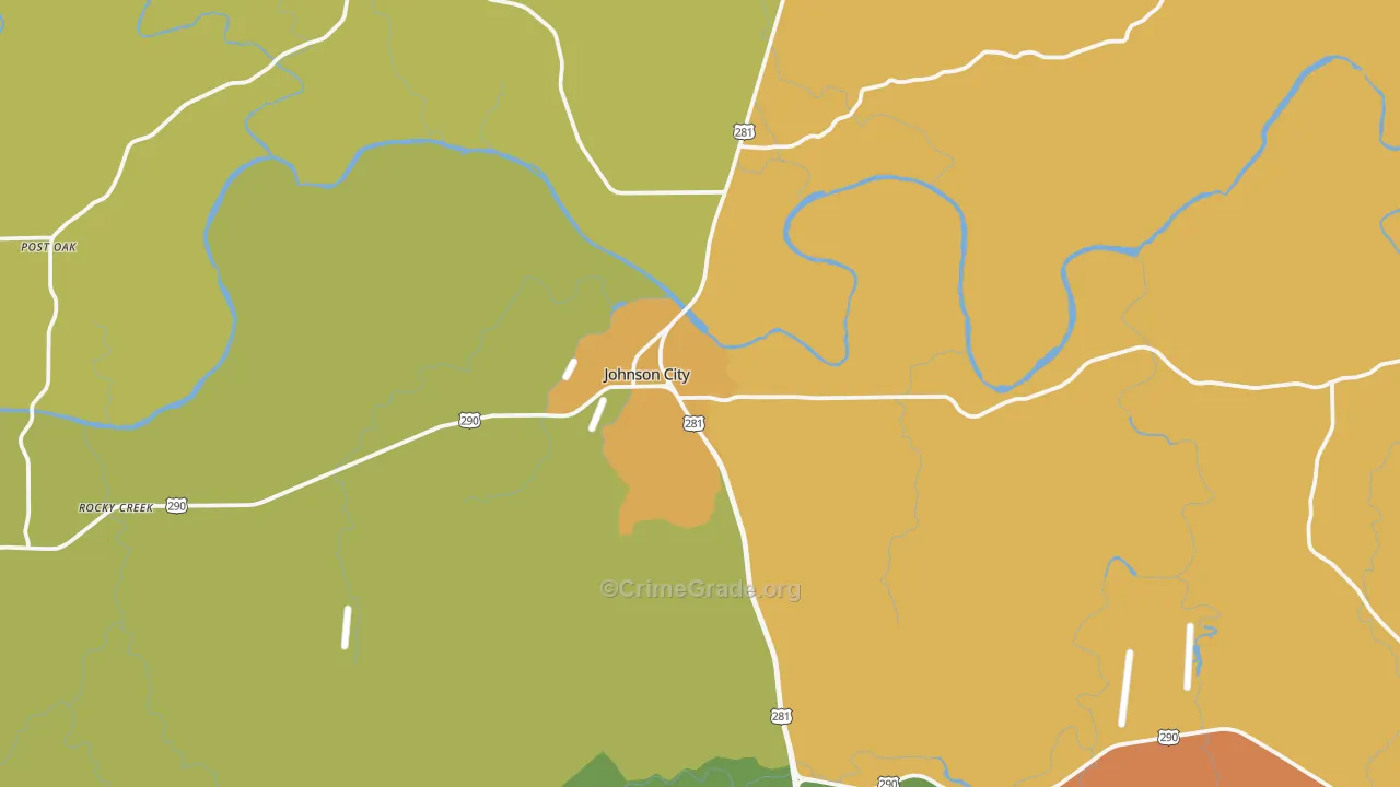 78636, TX Map of Theft Rates