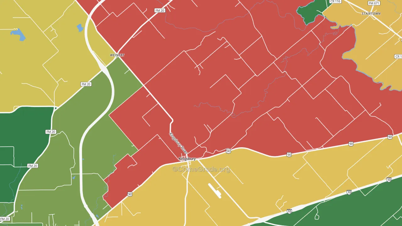 78638, TX Map of Theft Rates