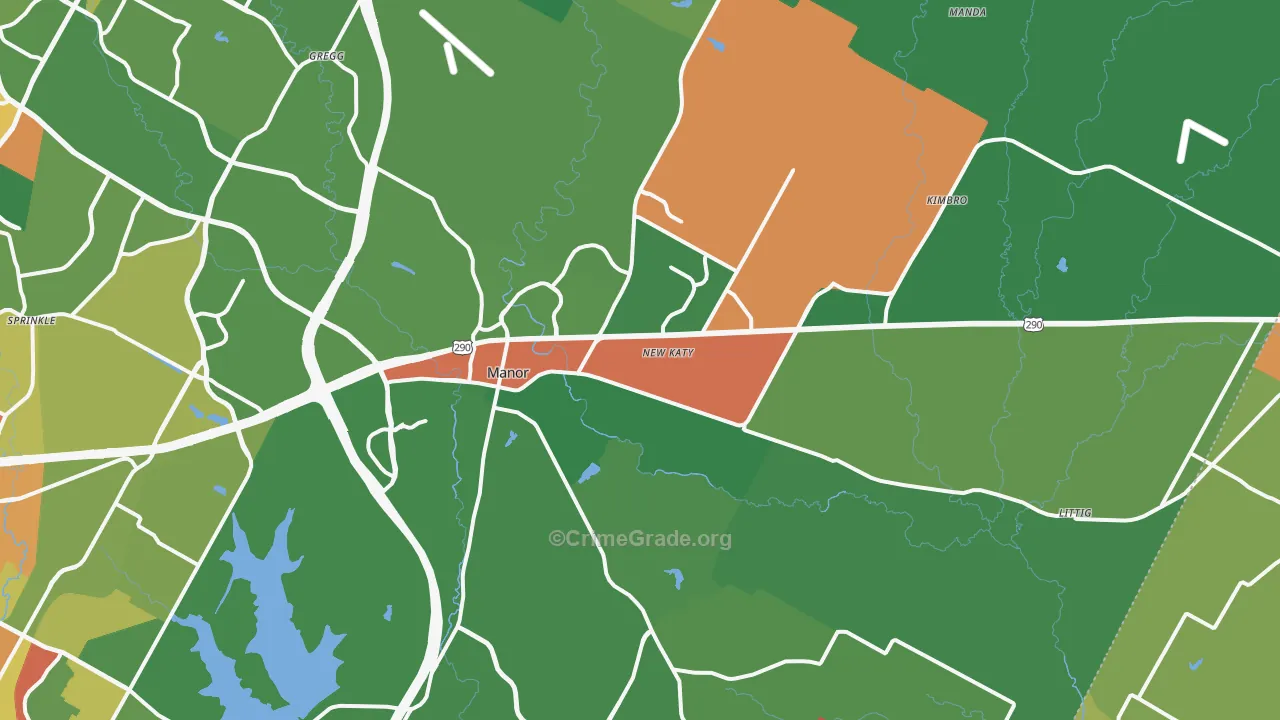 78653, TX Map of Theft Rates