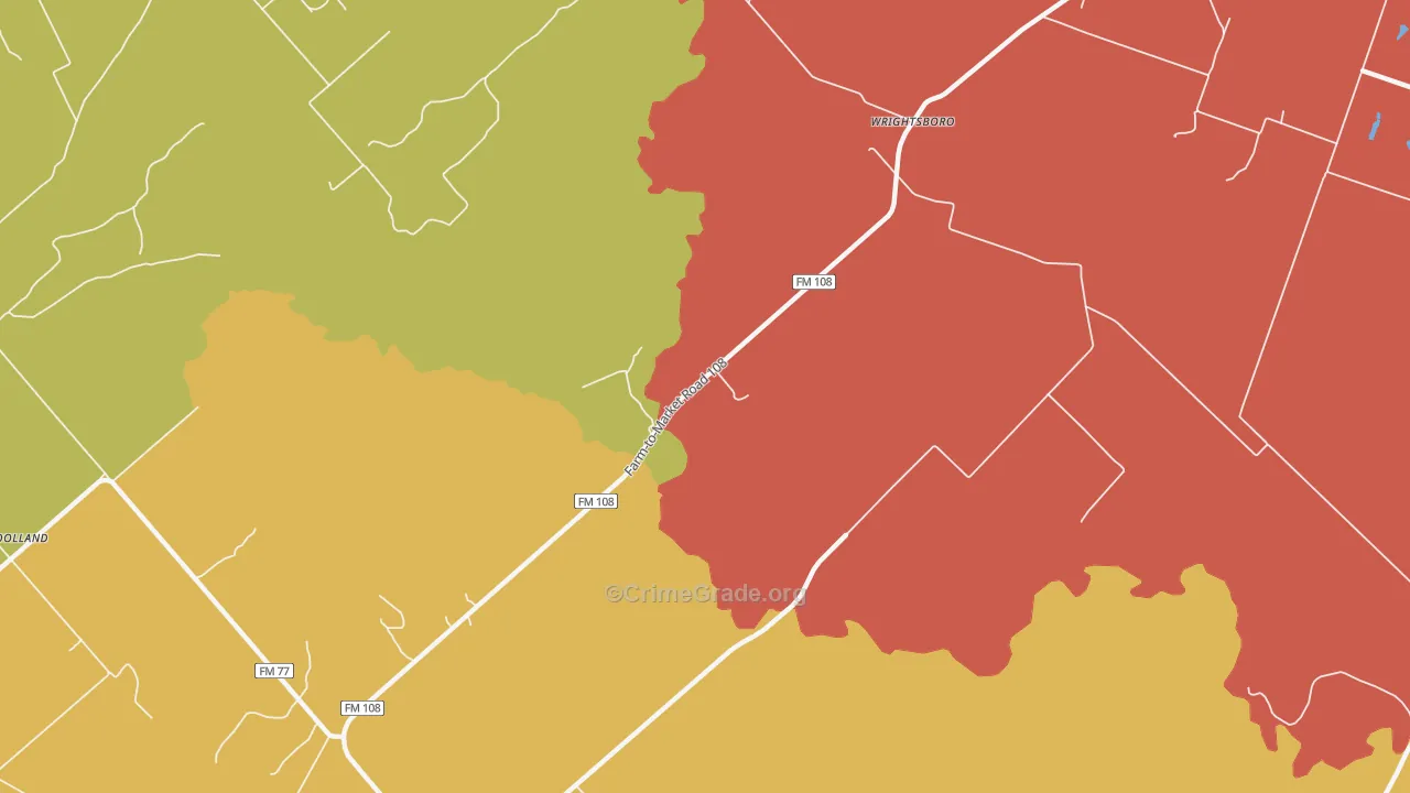 78677, TX Map of Theft Rates