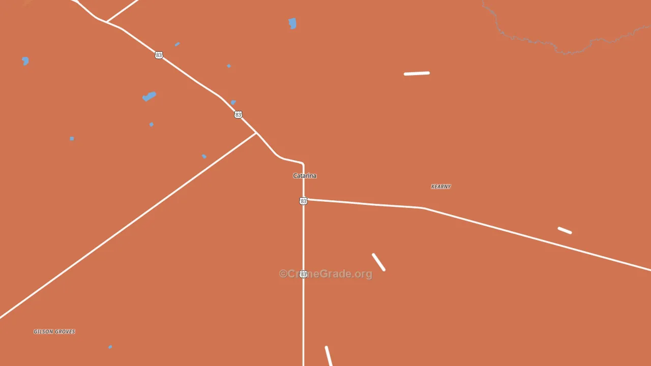 78836, TX Map of Theft Rates