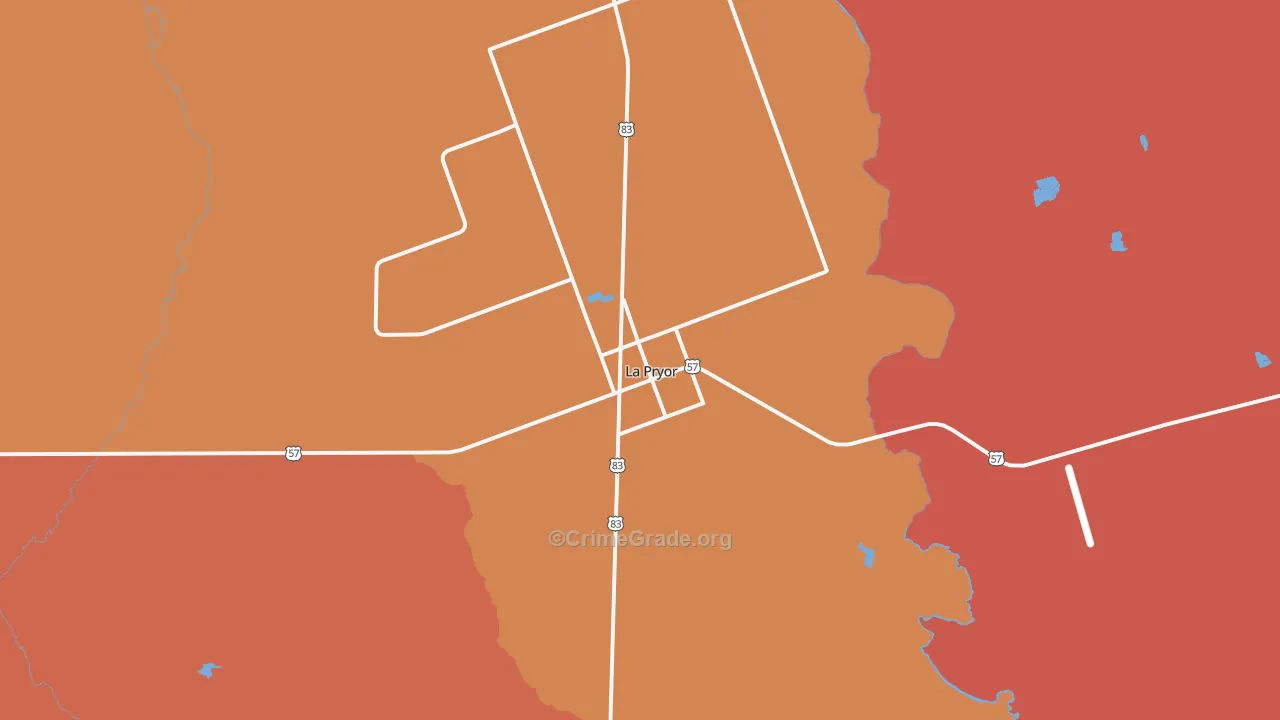 78872, TX Map of Theft Rates