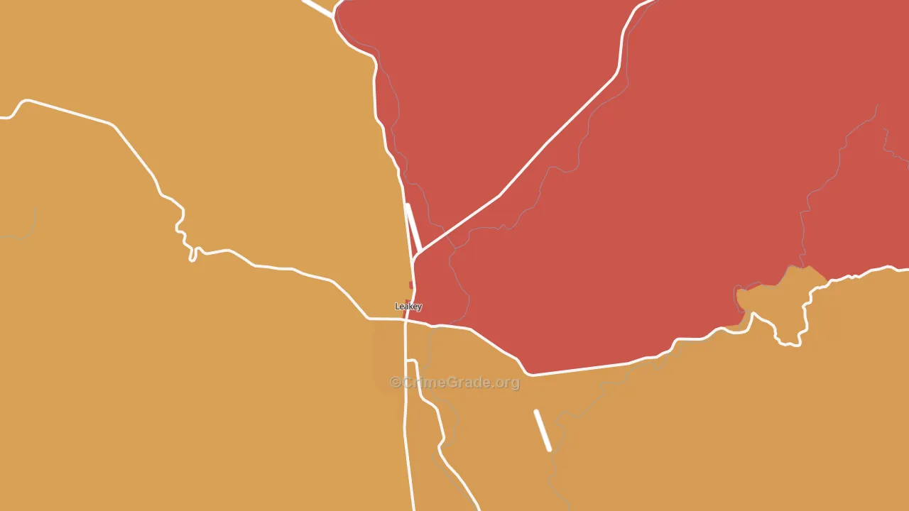 78873, TX Map of Theft Rates