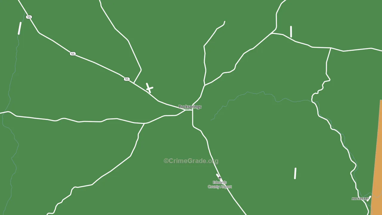 78880, TX Map of Theft Rates